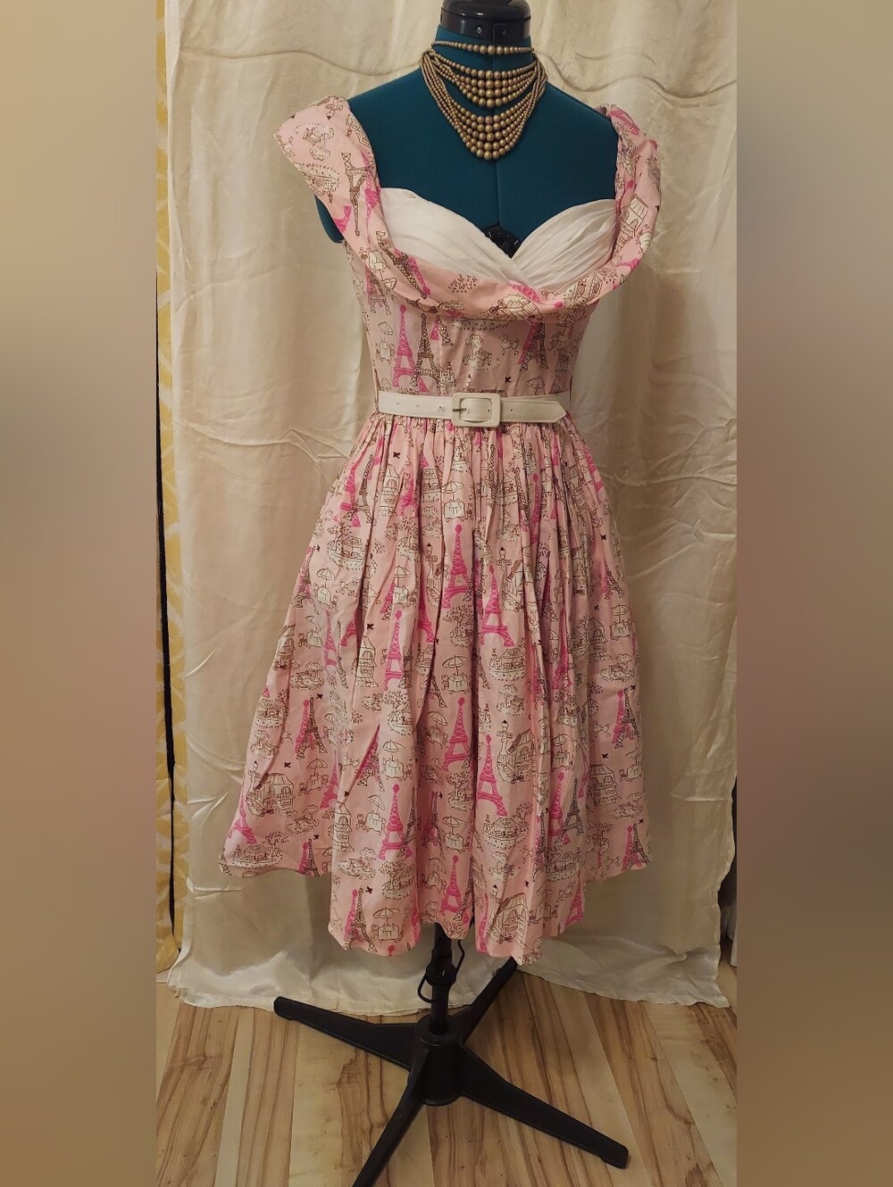 Bernie Dexter Beatrice Pink French Poodle Dress